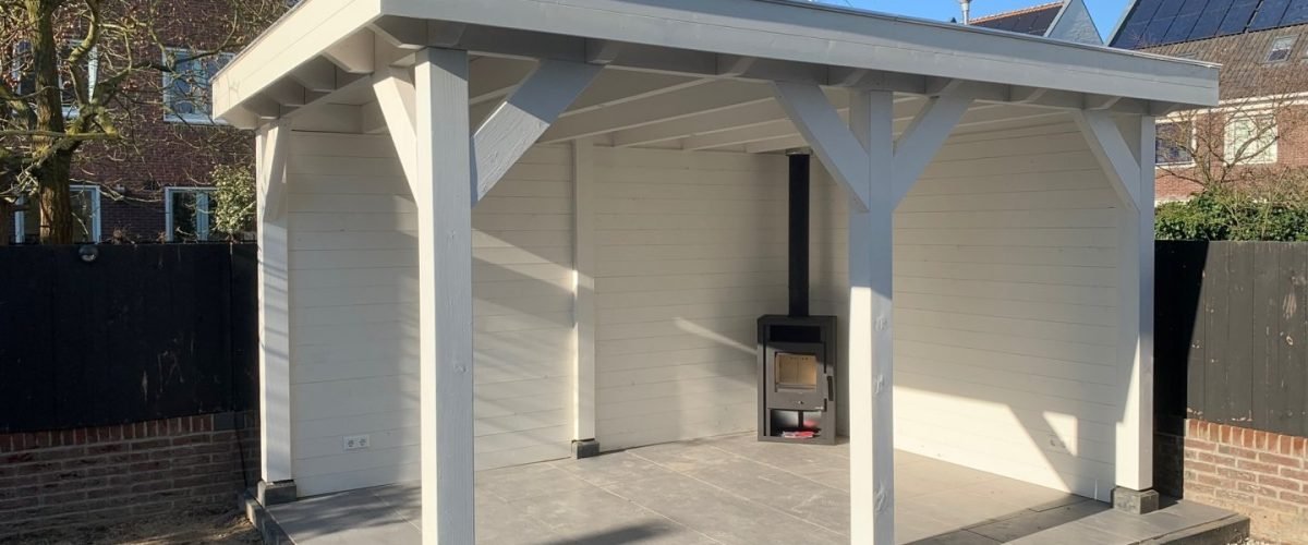 Houten veranda