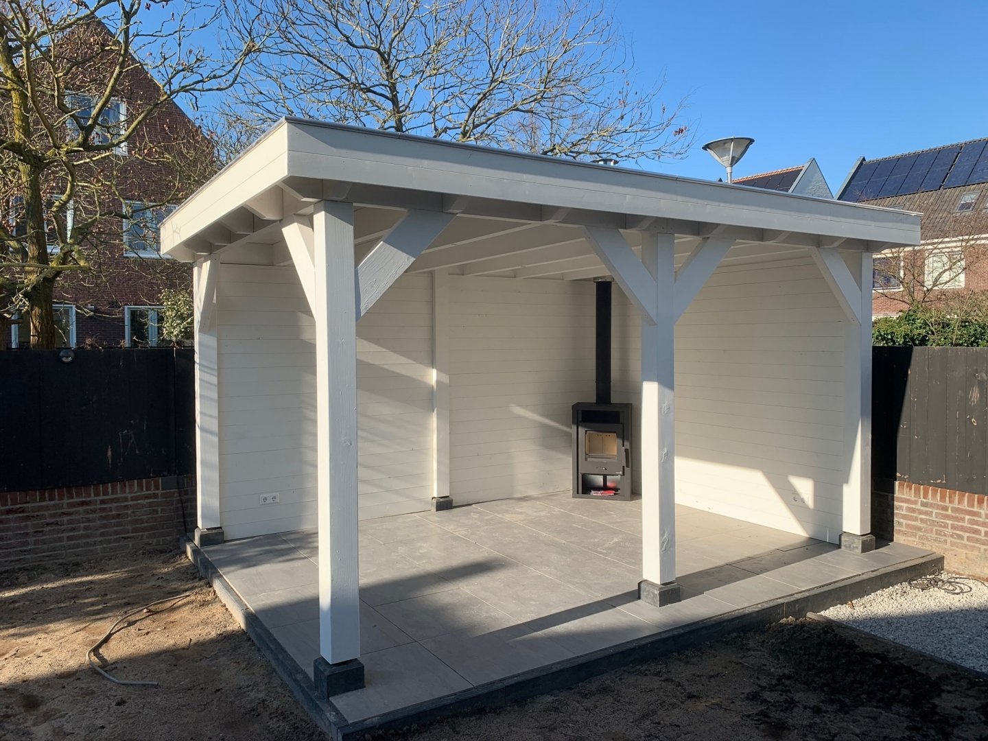 Houten veranda
