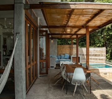 Houten tuingebouw