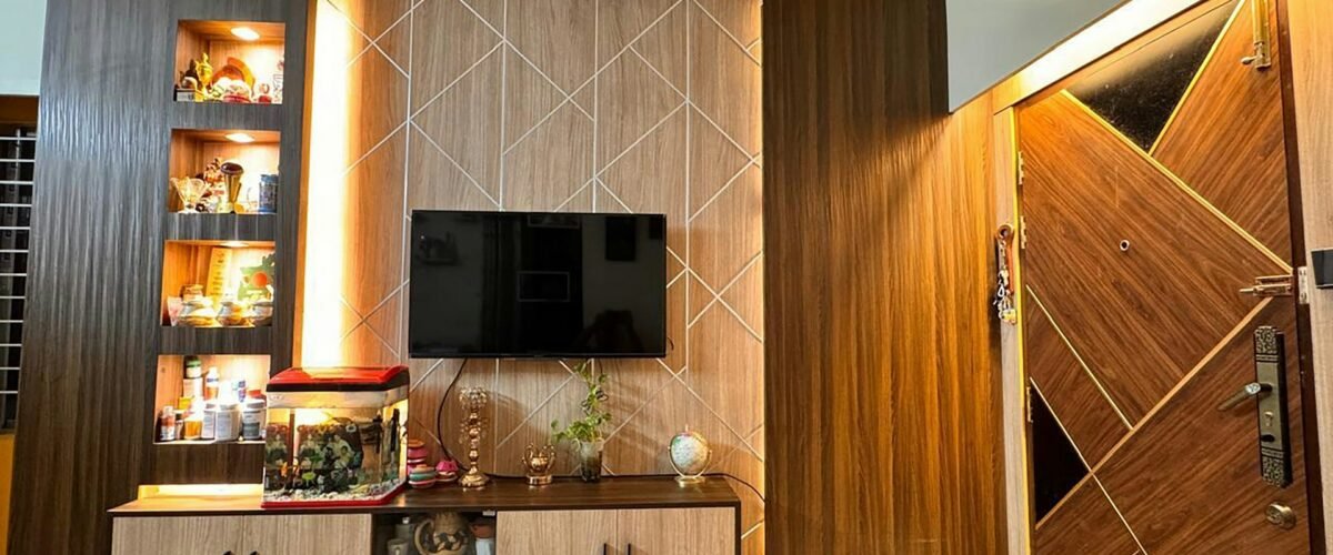 Het plaatsen van een TV kast in huis